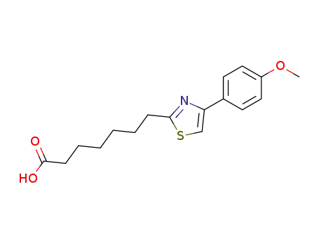2-Thiazoleheptanoic acid, 4-(4-methoxyphenyl)-