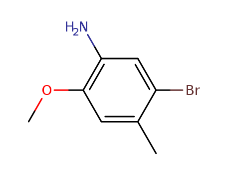 Benzenamine, 5-bromo-2-methoxy-4-methyl- (9CI)