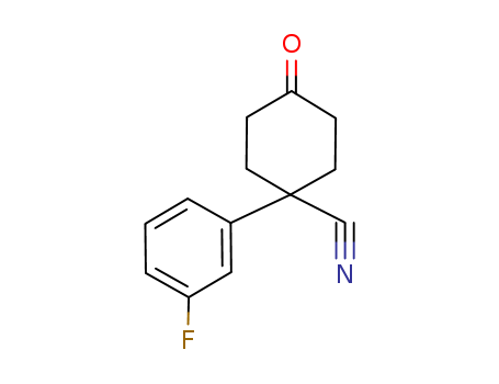 1-(3-Fluorophenyl)-4-oxocyclohexanecarbonitrile
