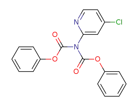 Molecular Structure of 670253-26-6 (phenyl N-(4-chloro-2-pyridyl)-N-phenoxycarbonylcarbamate)
