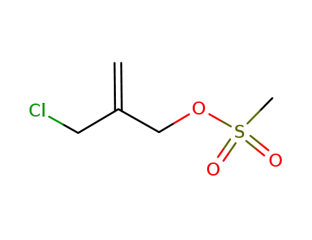 Molecular Structure of 849442-26-8 (2-Propen-1-ol, 2-(chloromethyl)-, methanesulfonate)