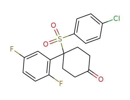 4-(4-클로로페닐술포닐)-4-(2,5-디플루오로페닐)시클로헥사논