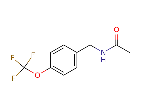 Molecular Structure of 719277-21-1 (Acetamide, N-[[4-(trifluoromethoxy)phenyl]methyl]-)