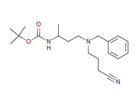 [3-[(3-cyanopropyl)(phenylmethyl)amino]-1-(R)-methylpropyl]carbamic acid,1,1-dimethylethyl ester