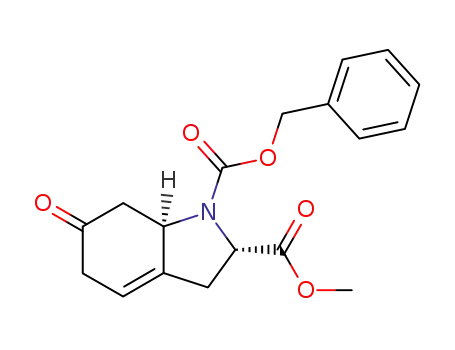 (2S,7aR)-6-oxo-2,3,5,6,7,7a-hexahydroindole-1,2-dicarboxylic acid 1-benzyl ester 2-methyl ester