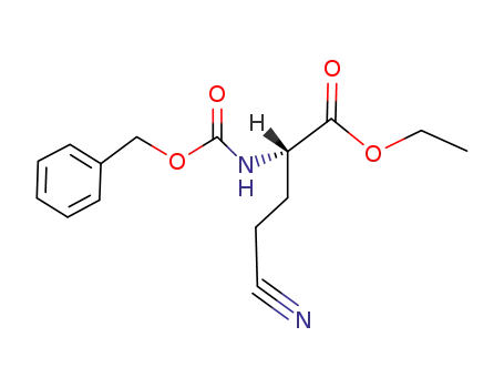 (S)-2-(benzyloxycarbonylamino)-4-cyanobutanoate