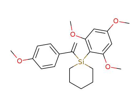 1-[1-(4-methoxyphenyl)vinyl]-1-(2,4,6-trimethoxyphenyl)-1-silacyclohexane