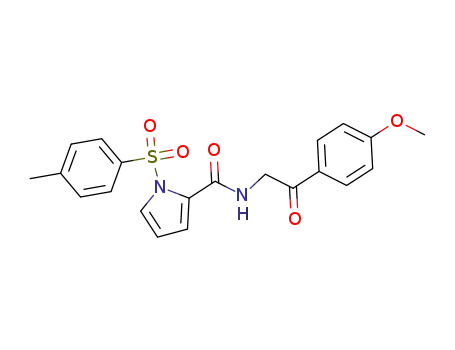 1H-Pyrrole-2-carboxamide,
N-[2-(4-methoxyphenyl)-2-oxoethyl]-1-[(4-methylphenyl)sulfonyl]-