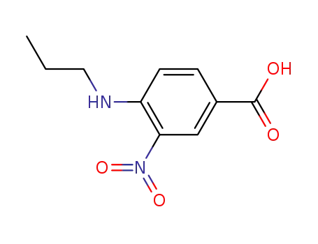 Molecular Structure of 68740-31-8 (3-NITRO-4-PROPYLAMINO-BENZOIC ACID)