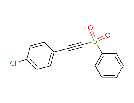 1-(benzenesulfonyl)-2-(p-chlorophenyl)acetylene