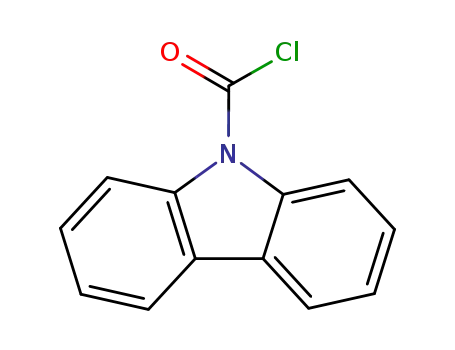 Molecular Structure of 73500-82-0 (CARBAZOLE-N-CARBONYL CHLORIDE)