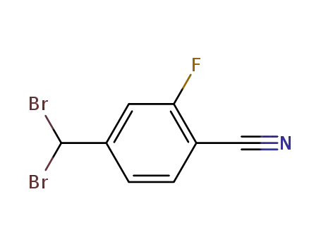 4-(Dibromomethyl)-2-fluorobenzonitrile