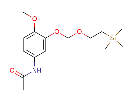 Acetamide, N-[4-methoxy-3-[[2-(trimethylsilyl)ethoxy]methoxy]phenyl]-