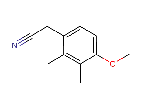 Molecular Structure of 206559-60-6 (2,3-DIMETHYL-4-METHOXYPHENYLACETONITRILE)