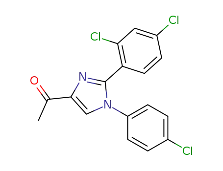 1-[1-(4-Chloro-phenyl)-2-(2,4-dichloro-phenyl)-1H-imidazol-4-yl]-ethanone