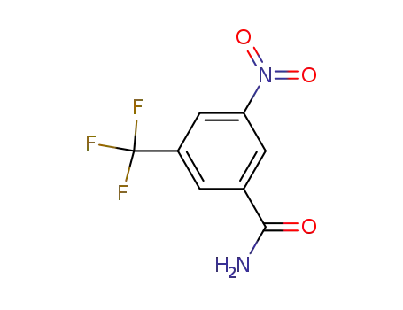 Molecular Structure of 20566-89-6 (3-nitro-5-(trifluoromethyl)benzamide)