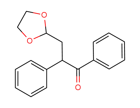 1-Propanone, 3-(1,3-dioxolan-2-yl)-1,2-diphenyl-