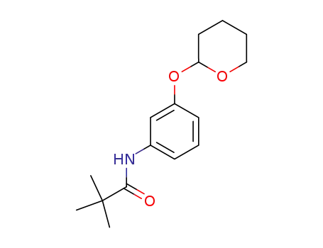 N-(3-((tetrahydro-2H-pyran-2-yl)oxy)phenyl)pivalamide