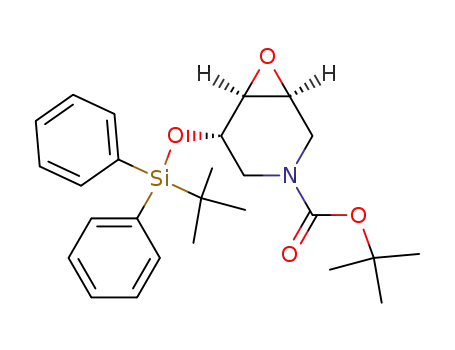 (3S,4S,5S)-N-tert-butoxycarbonyl-3-(tert-butyldiphenylsilyloxy)-4,5-epoxypiperidine