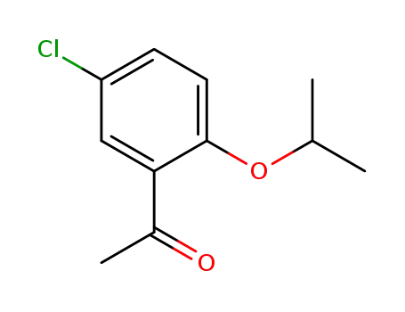 Molecular Structure of 847267-21-4 (Ethanone, 1-[5-chloro-2-(1-methylethoxy)phenyl]-)