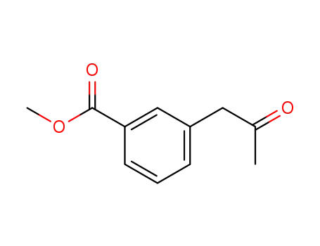 Molecular Structure of 74998-19-9 (Methyl 3-(2-oxopropyl)benzoate)