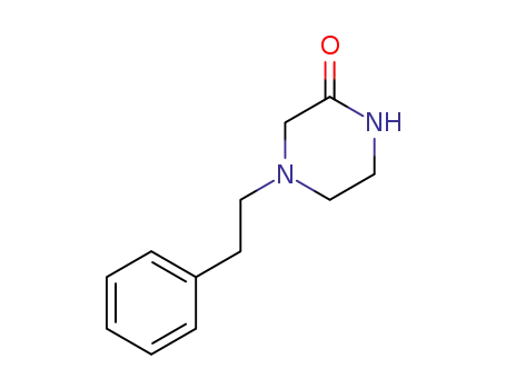 Molecular Structure of 23099-72-1 (4-Phenethylpiperazin-2-one)