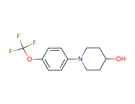 Molecular Structure of 681508-69-0 (4-Piperidinol, 1-[4-(trifluoromethoxy)phenyl]-)