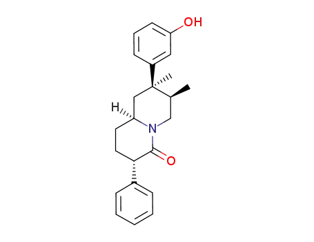 (3S,7R,8R,9aS)-8-(3-hydroxyphenyl)-7,8-dimethyl-3-phenyl-hexahydro-1H-quinolizin-4(6H)-one