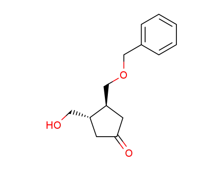(3S,4S)-3-(benzyloxymethyl)-4-(hydroxymethyl)cyclopentanone