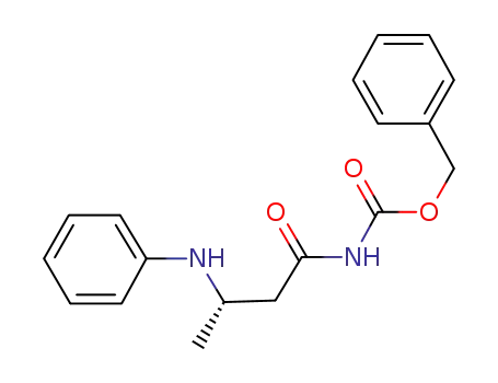 Carbamic acid, [(3S)-1-oxo-3-(phenylamino)butyl]-, phenylmethyl ester