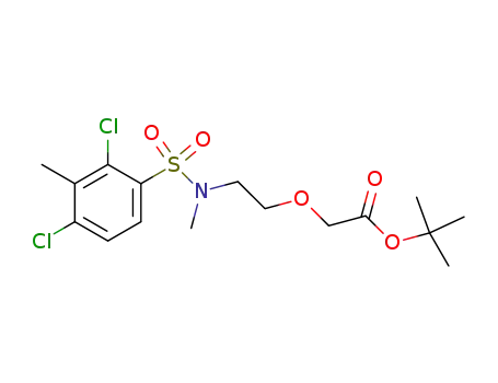 Acetic acid,
[2-[[(2,4-dichloro-3-methylphenyl)sulfonyl]methylamino]ethoxy]-,
1,1-dimethylethyl ester