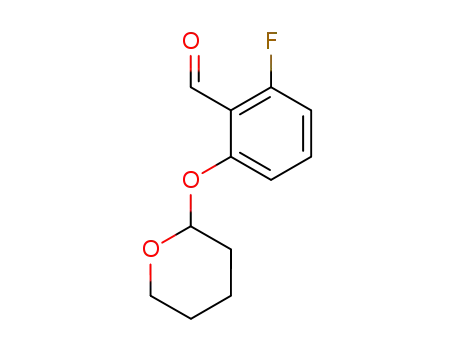 2-fluoro-6-((tetrahydro-2H-pyran-2-yl)oxy)benzaldehyde