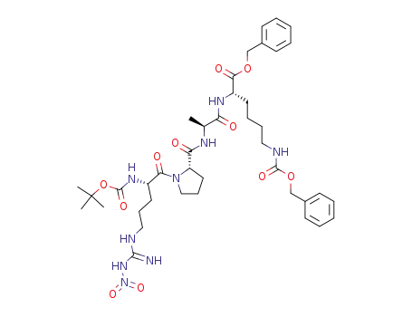 Boc-Arg(NO<sub>2</sub>)-Pro-Ala-Lys(Z)-OBzl