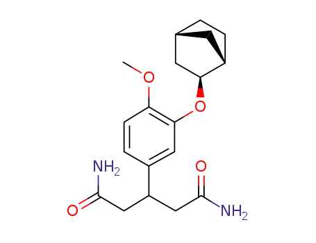 Molecular Structure of 135637-45-5 (3-(3-[(2S)-exo-bicyclo[2.2.1]hept-2-yloxy]-4-methoxyphenyl)glutaramide)