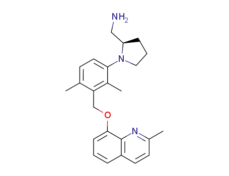 <i>C</i>-{1-[2,4-dimethyl-3-(2-methyl-quinolin-8-yloxymethyl)-phenyl]-pyrrolidin-2-yl}-methylamine