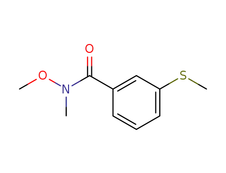 Benzamide, N-methoxy-N-methyl-3-(methylthio)-