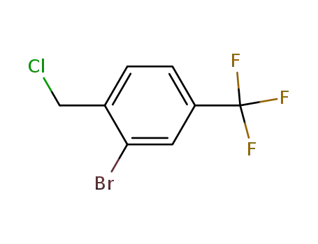 Molecular Structure of 480438-96-8 (2-BROMO-4-(TRIFLUOROMETHYL)BENZYL CHLORIDE)