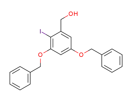 2-iodo-3,5-bis(phenylmethoxy)benzenemethanol