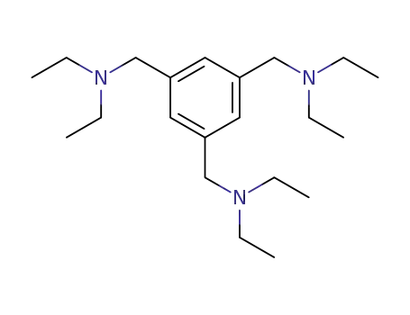 Molecular Structure of 86325-85-1 (1,3,5-tris-diethylaminomethyl-benzene)