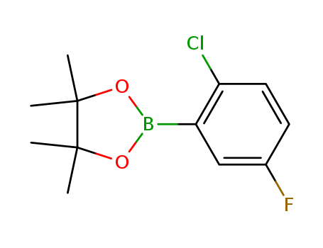 2-Chloro-5-fluorobenzeneboronic acid pinacol ester, 96%