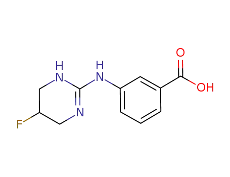 N-(5-fluoro-1,4,5,6-tetrahydropyrimidin-2-yl)-3-aminobenzoic acid