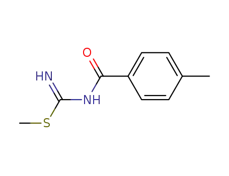 Molecular Structure of 223687-91-0 (Carbamimidothioic acid, (4-methylbenzoyl)-, methyl ester)