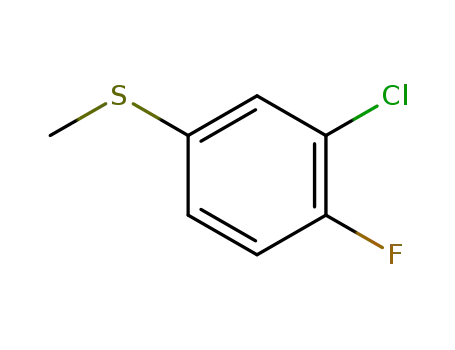 Benzene, 2-chloro-1-fluoro-4-(methylthio)-