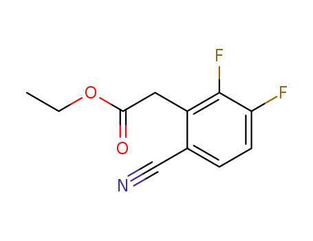 (6-cyano-2,3-difluoro-phenyl)-acetic acid ethyl ester