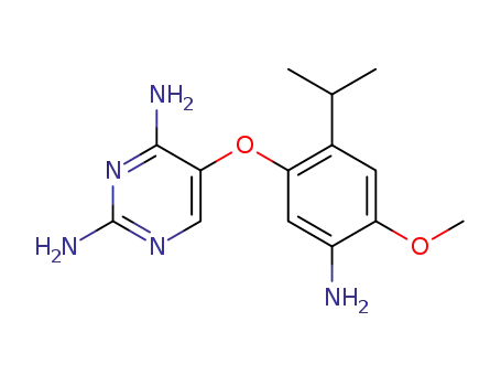 2,4-Pyrimidinediamine,
5-[5-amino-4-methoxy-2-(1-methylethyl)phenoxy]-