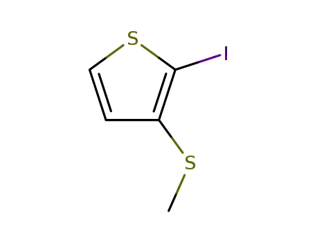 Thiophene, 2-iodo-3-(methylthio)-