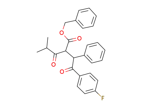 2-[2-(4-fluorophenyl)-2-oxo-1-phenyl-ethyl]-4-methyl-3-oxo-pentanoic acid benzyl ester