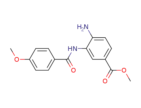 Benzoic acid, 4-amino-3-[(4-methoxybenzoyl)amino]-, methyl ester