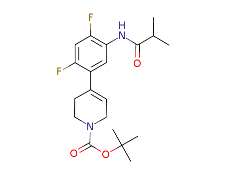 tert-butyl 4-[2,4-difluoro-5-(isobutyrylamino)phenyl]-3,6-dihydro-1(2H)-pyridine carboxylate