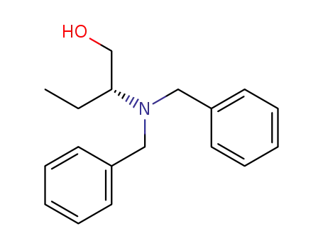 Molecular Structure of 249922-61-0 ((2R)-N,N-dibenzyl-2-aminobutan-1-ol)